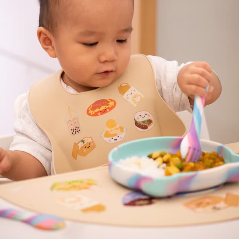 台灣小吃矽膠餐墊【兩色】-新加坡Little Bearnie