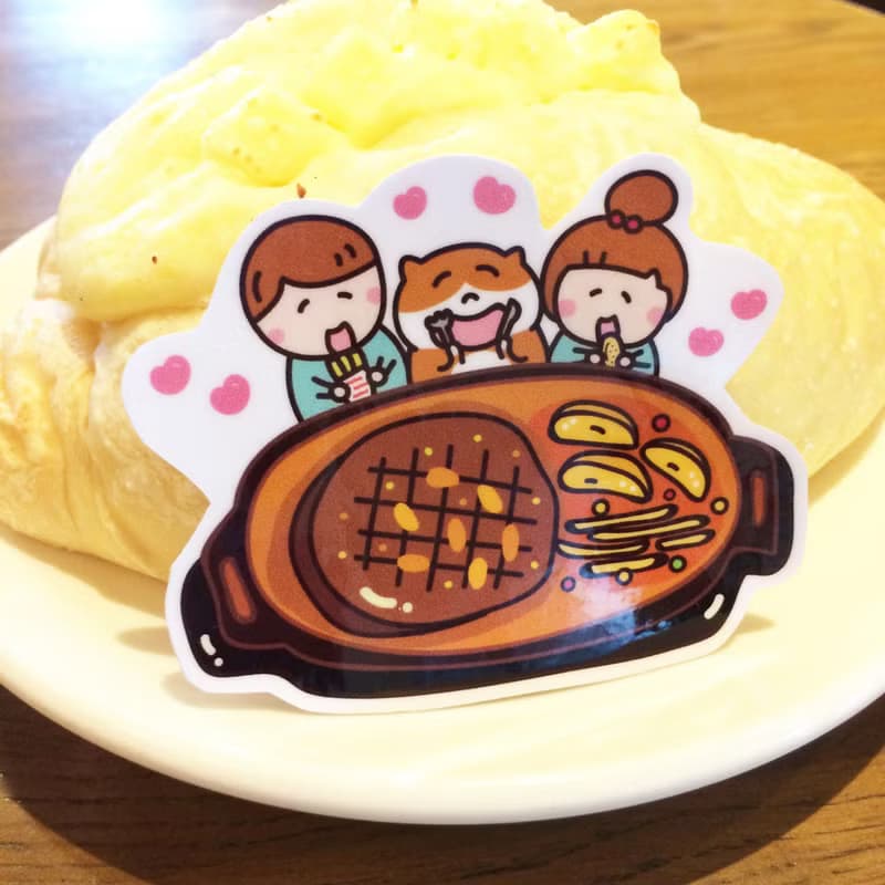 西瓜の防水貼紙 (M) 行李箱 安全帽 適用 Waterproof stickers Wa