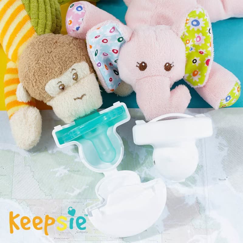 快速到貨【Keepsie美國奇蹟】奶嘴專用盒 -粉色