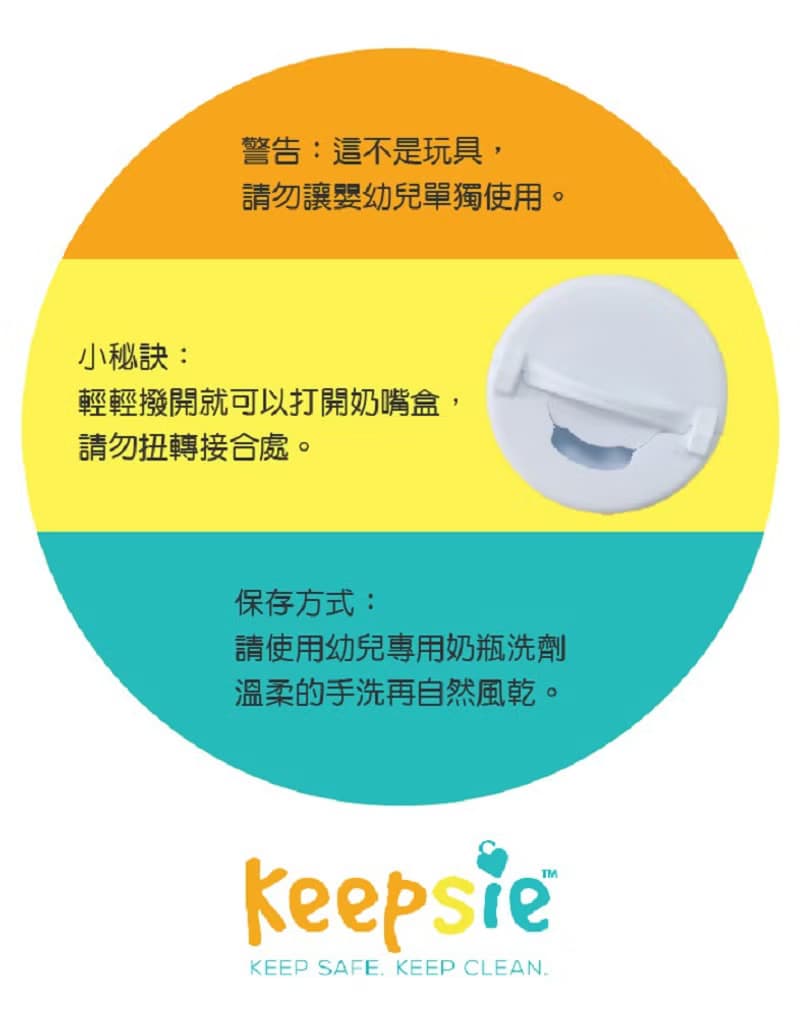 快速到貨【Keepsie美國奇蹟】奶嘴專用盒 -粉色