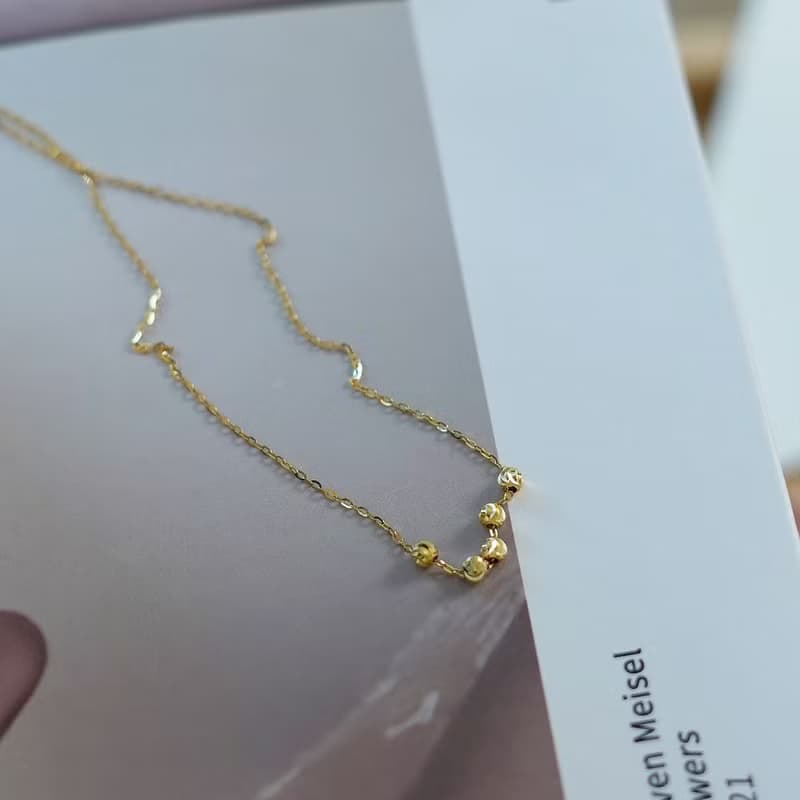 義大利 K金 mini BoBo項鍊