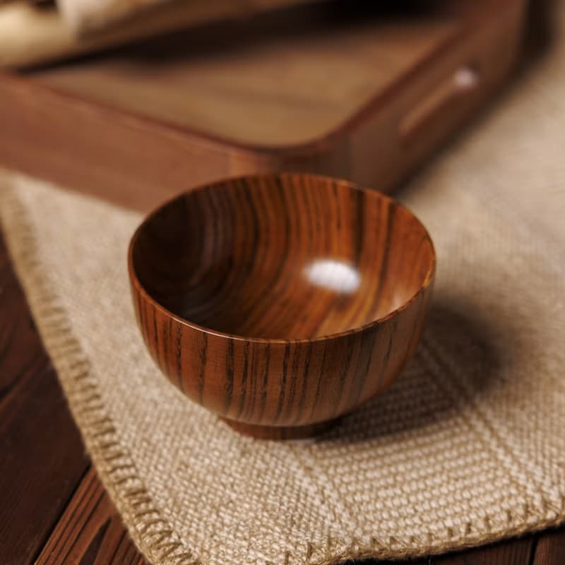 Islandoffer島嶼製作 簡約酸棗木碗 家用小碗材料準備碗