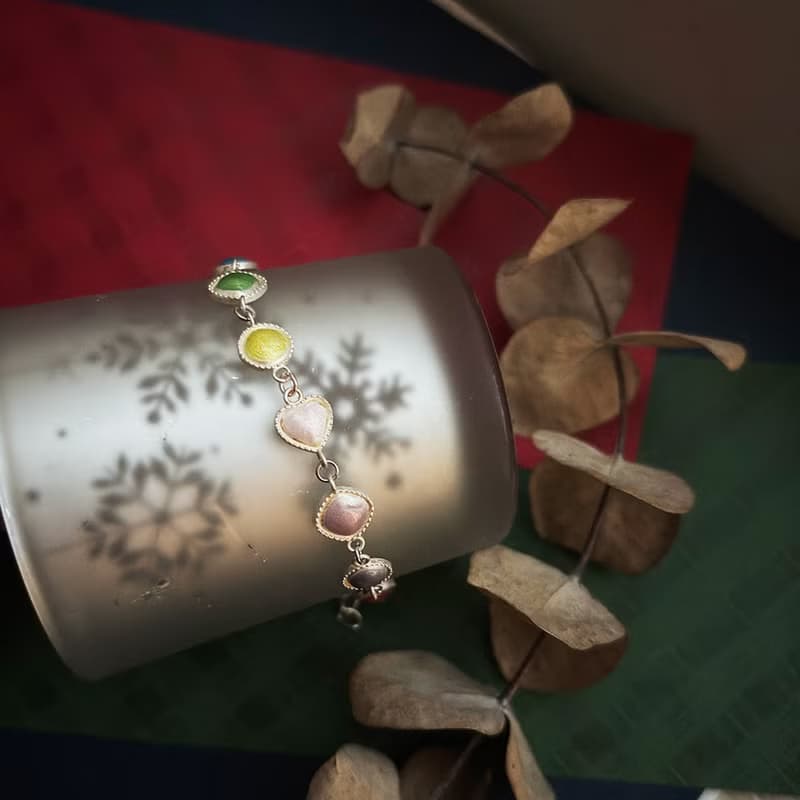 【體驗】雙人體驗【古典糖果手鍊】 琺瑯工藝輕體驗 飾品金工體驗