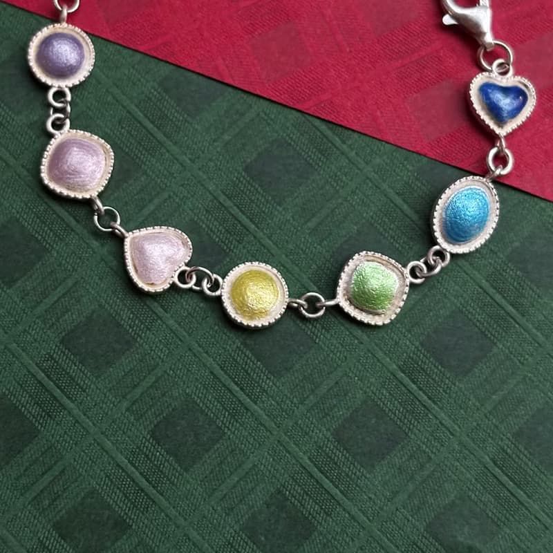 【體驗】雙人體驗【古典糖果手鍊】 琺瑯工藝輕體驗 飾品金工體驗