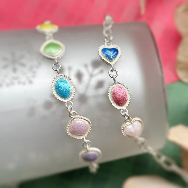 【體驗】雙人體驗【古典糖果手鍊】 琺瑯工藝輕體驗 飾品金工體驗