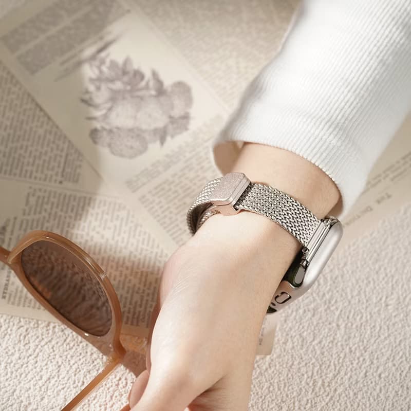 Apple Watch 設計款磁吸編織米蘭蘋果錶帶