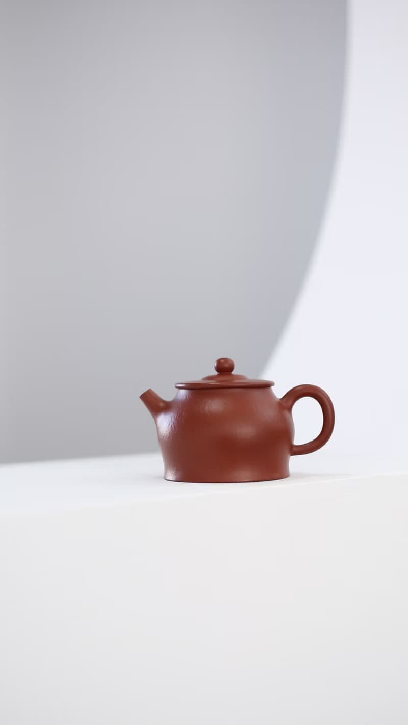 送禮紫砂壺茶壺静观 全手工 130cc 全手工制作 小品把玩器 30目粗