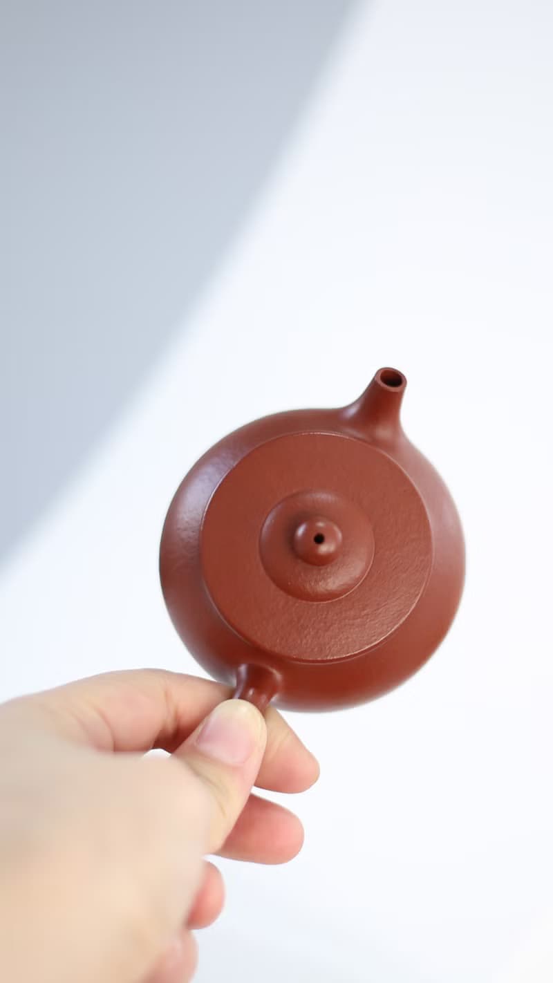 送禮紫砂壺茶壺静观 全手工 130cc 全手工制作 小品把玩器 30目粗