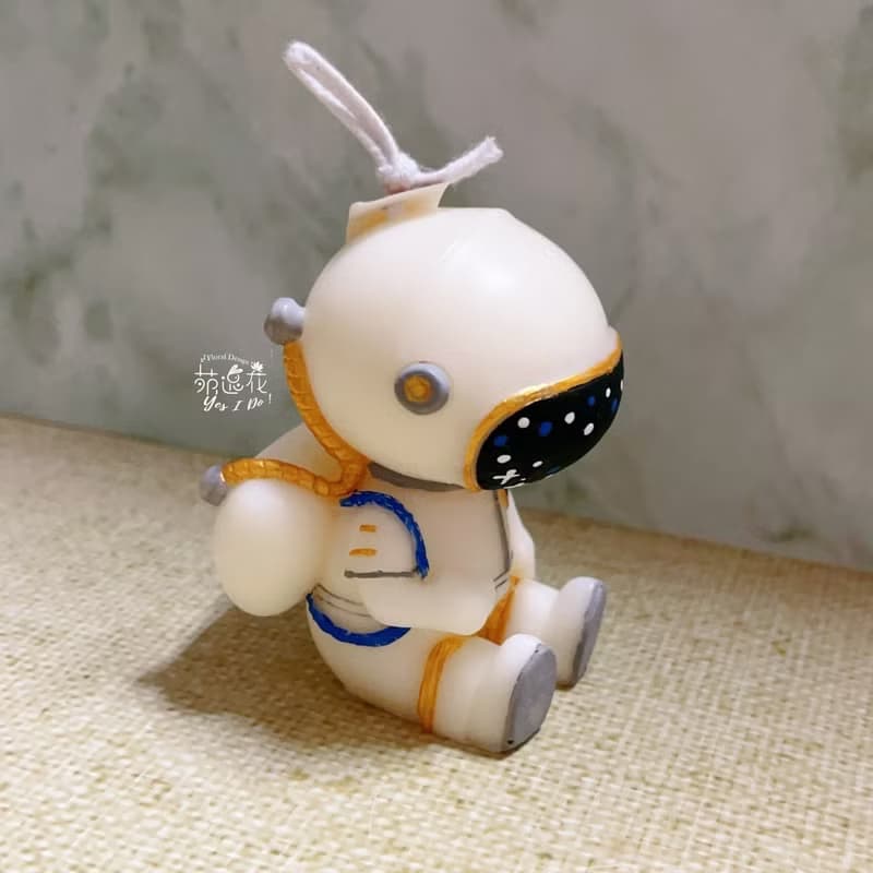 星空夢幻太空人香氛蠟燭
