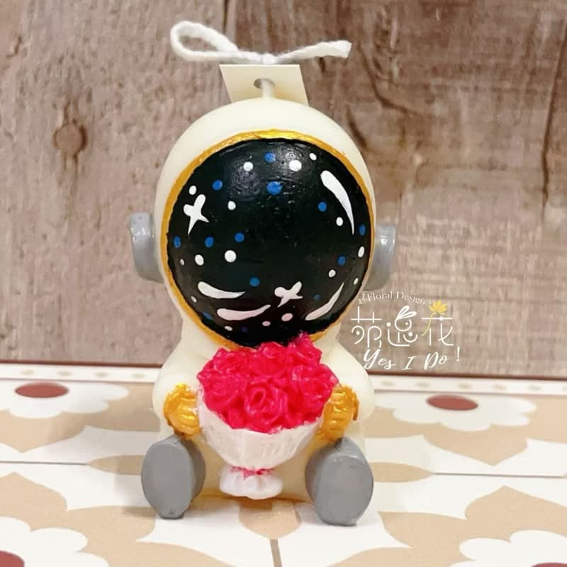 星空夢幻太空人香氛蠟燭