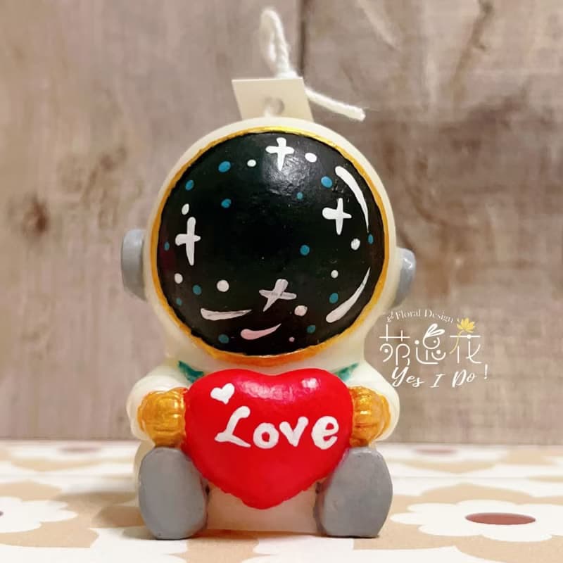 星空夢幻太空人香氛蠟燭