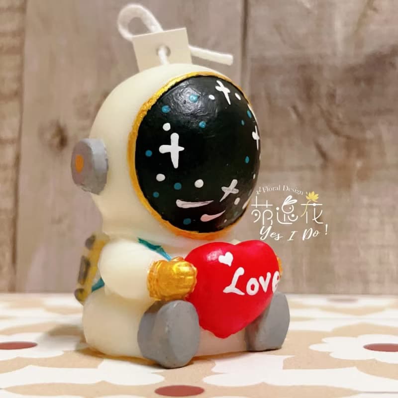 星空夢幻太空人香氛蠟燭