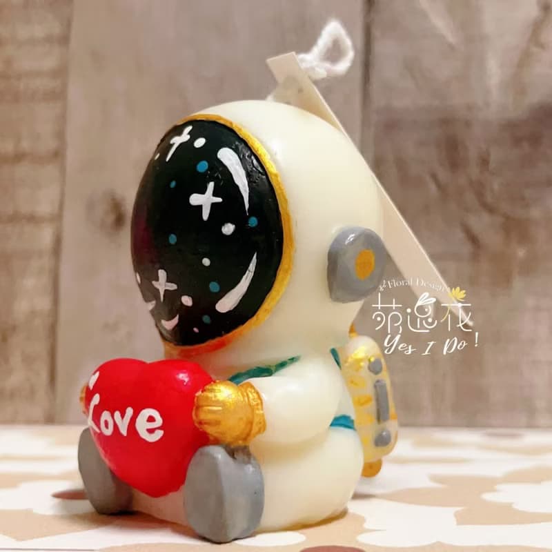 星空夢幻太空人香氛蠟燭