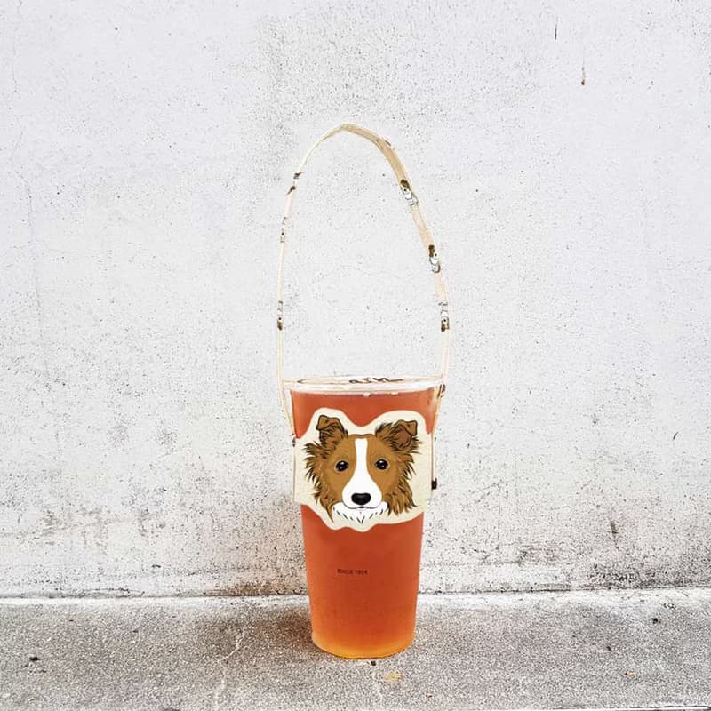 邊境牧羊犬 3毛色 造型隨行飲料杯套提袋 飲料提袋