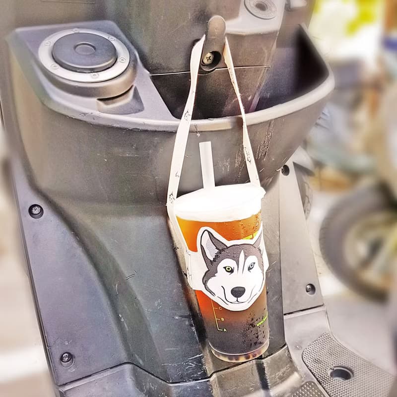 邊境牧羊犬 3毛色 造型隨行飲料杯套提袋 飲料提袋
