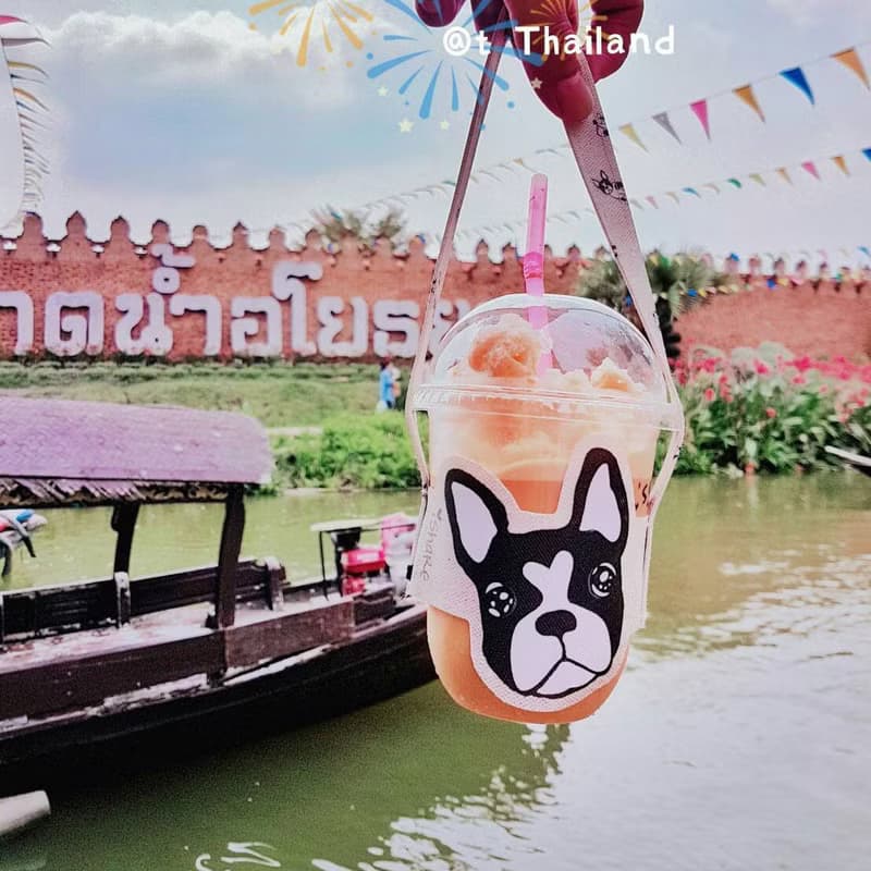 邊境牧羊犬 3毛色 造型隨行飲料杯套提袋 飲料提袋