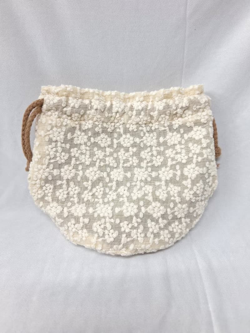 【 MY HANDMADE 】圓底刺繡 束口袋