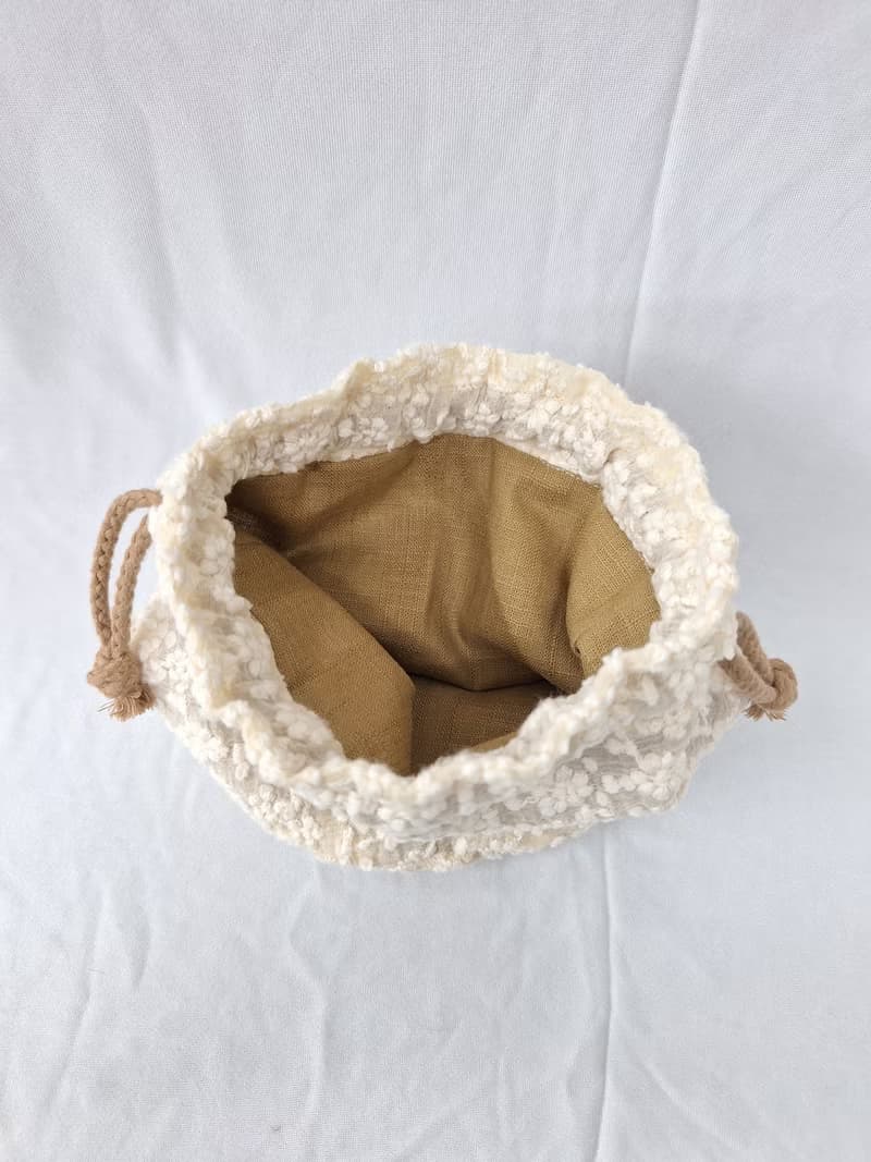 【 MY HANDMADE 】圓底刺繡 束口袋