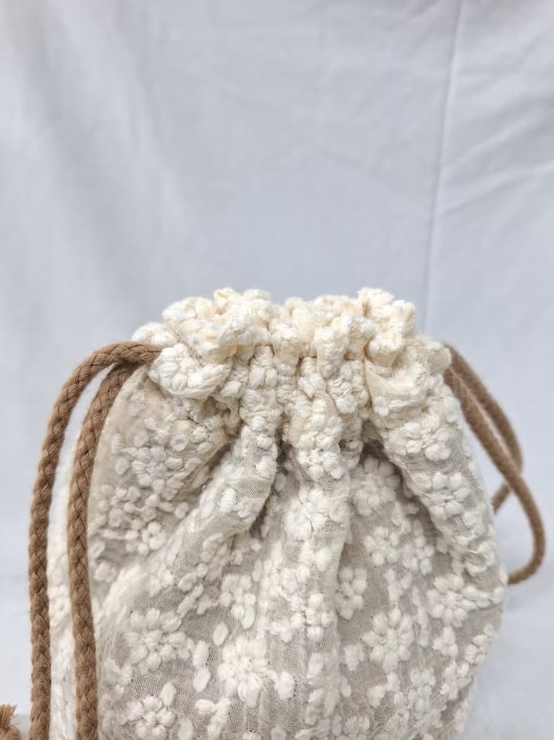 【 MY HANDMADE 】圓底刺繡 束口袋