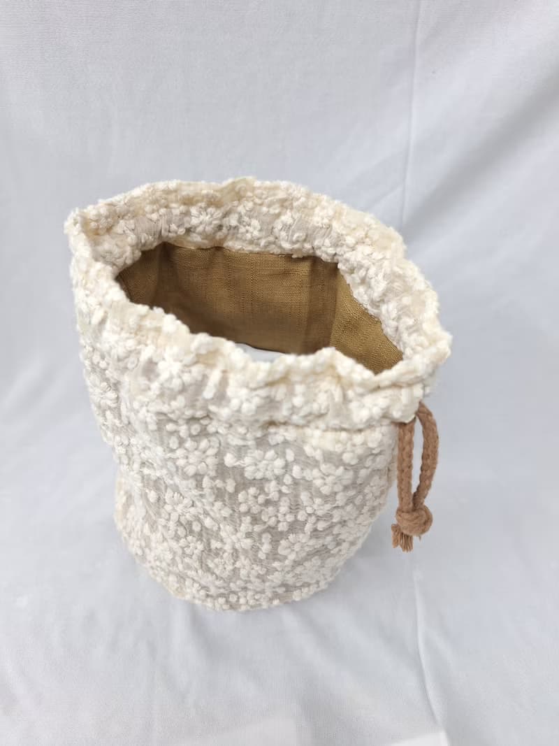 【 MY HANDMADE 】圓底刺繡 束口袋