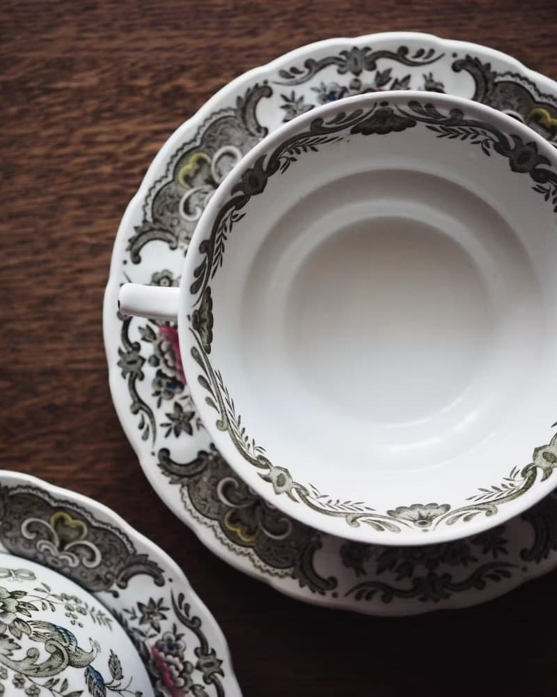 英國古董 Ridgway Staffordshir 大湯碗碟