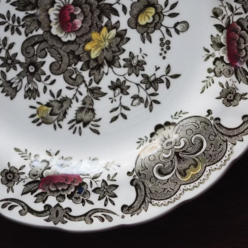 英國古董 Ridgway Staffordshir 大湯碗碟