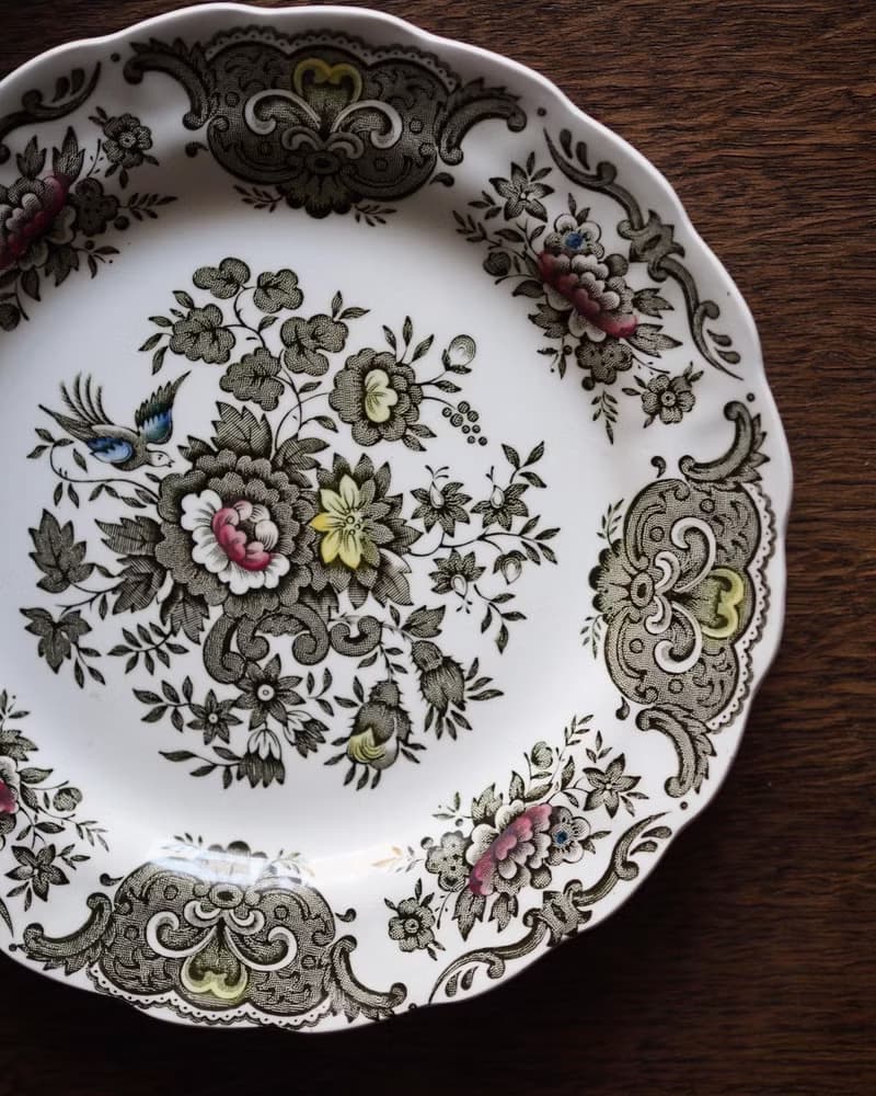 英國古董 Ridgway Staffordshir 大湯碗碟