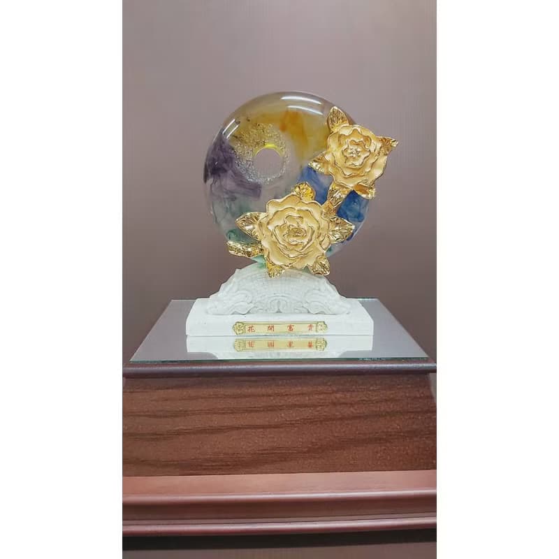 琉璃金箔 馥貴蘭香 升遷禮物 退休禮物 開幕禮物 新婚禮物 退伍