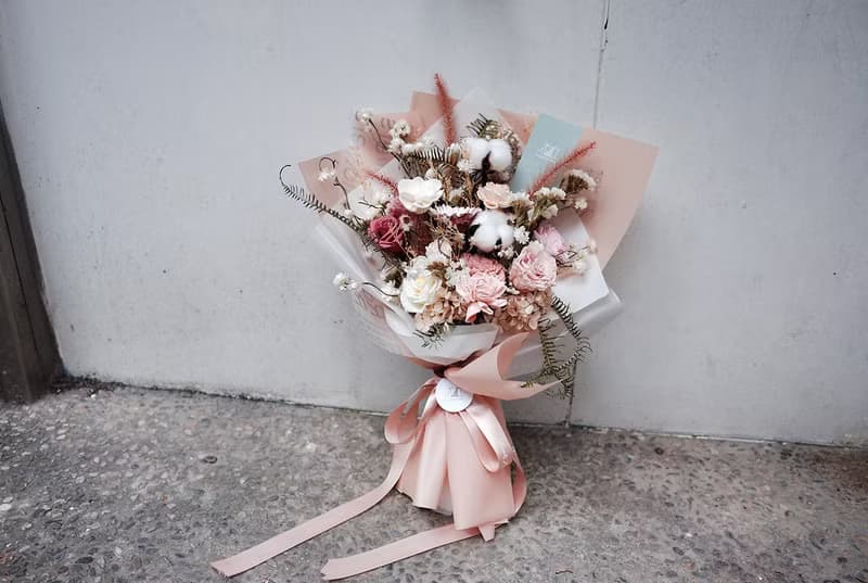 母親節花束 情人節花束 畢業花束 乾燥花 永生花  擴香花
