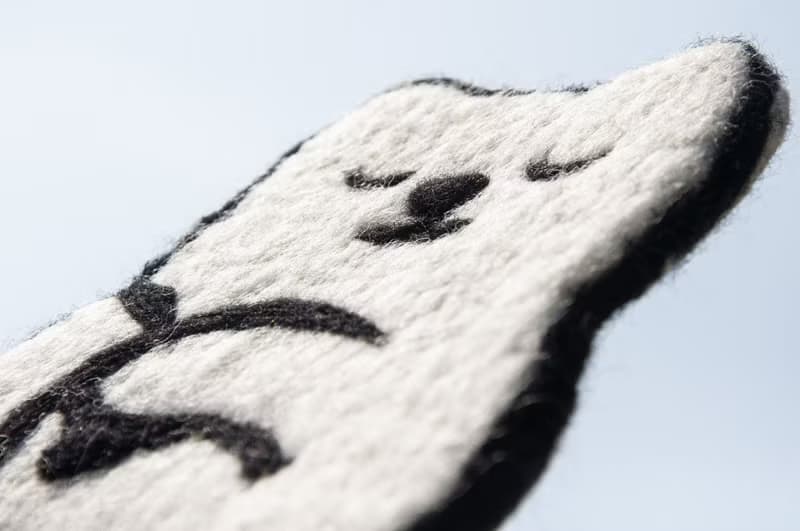 情人節禮物 聖誕交換禮物 森林系羊毛氈杯墊 動物杯墊-貓咪吸水墊