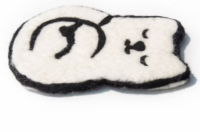 情人節禮物 聖誕交換禮物 森林系羊毛氈杯墊 動物杯墊-貓咪吸水墊