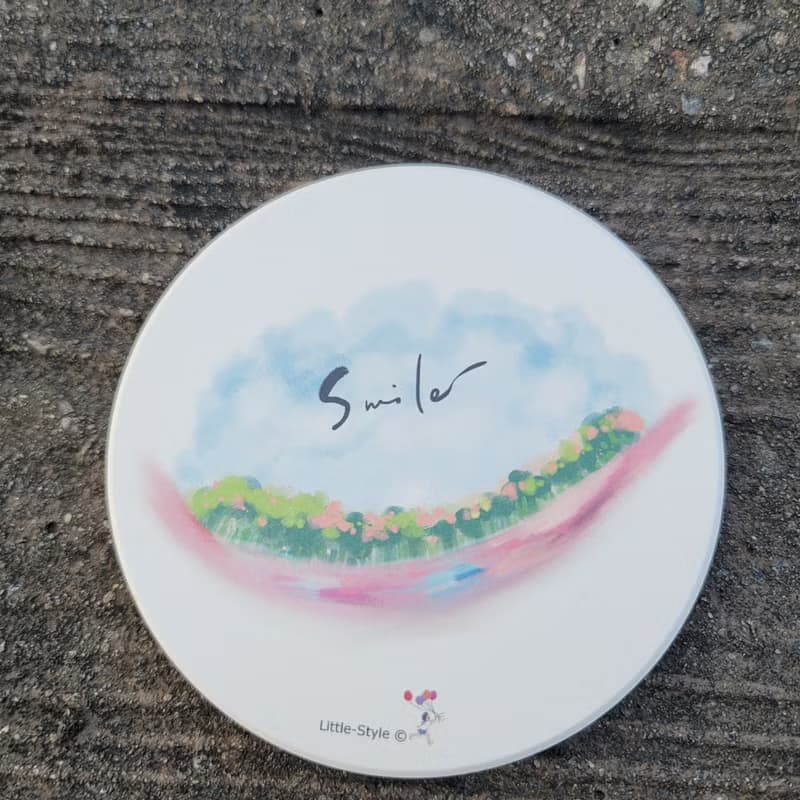 吸水杯墊-笑一個Smile