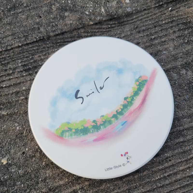 吸水杯墊-笑一個Smile
