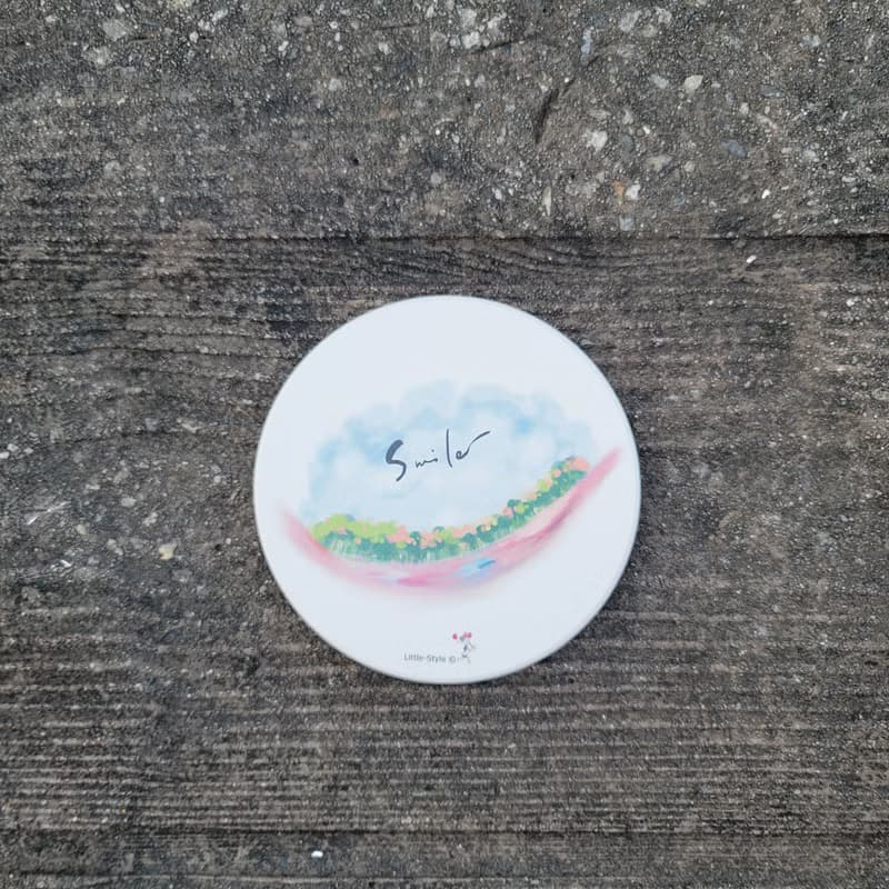 吸水杯墊-笑一個Smile