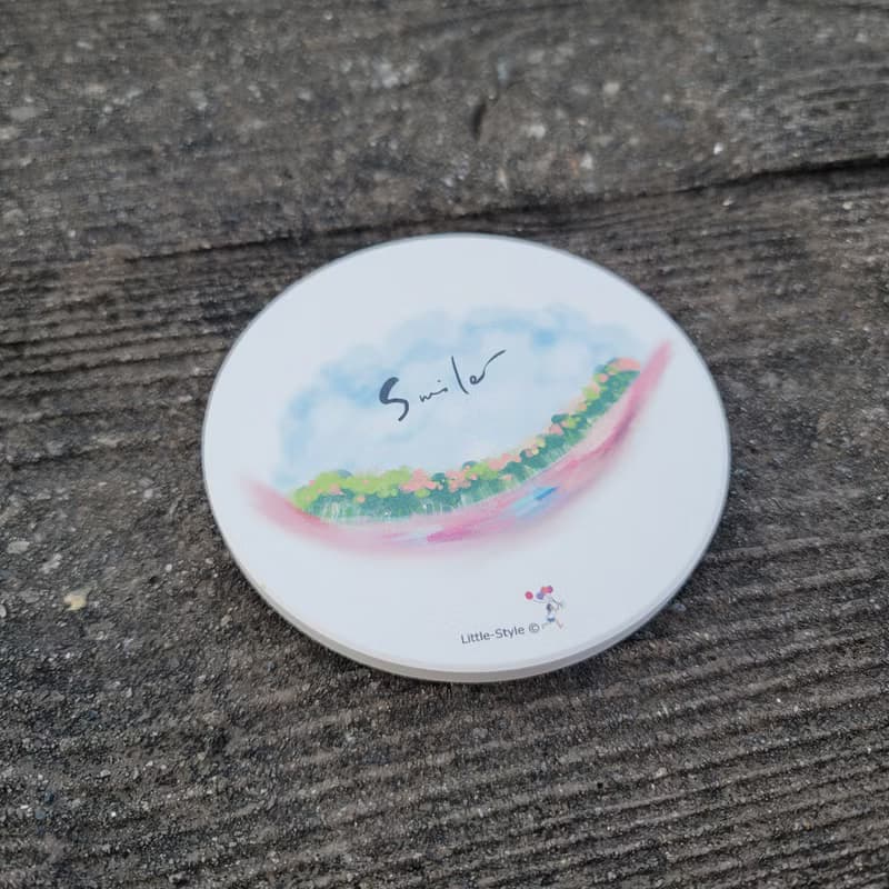 吸水杯墊-笑一個Smile