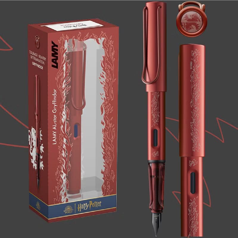 【雷雕刻字】LAMY 鋼筆 限量/AL star-Harry Potter葛萊芬多 紅色