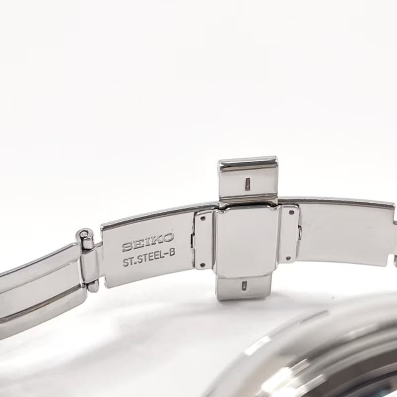 【日本直送 中古美品】セイコー SEIKO 腕時計 4R39-00W0 プレザージュ ジャパニーズガーデン ステンレススチール シルバー 自動巻き メンズ
