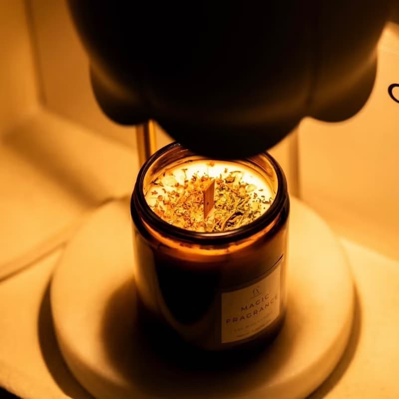 天然大豆蠟燭 金錢招財香氛魔法蠟燭 融蠟燈蠟燭 200g 單顆蠟燭