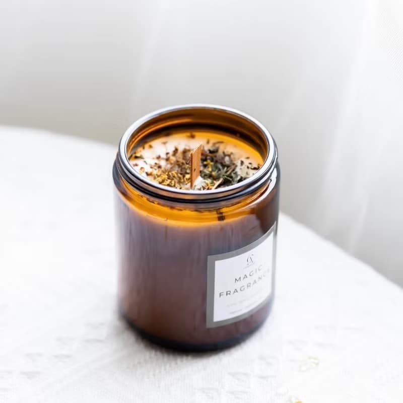天然大豆蠟燭 金錢招財香氛魔法蠟燭 融蠟燈蠟燭 200g 單顆蠟燭