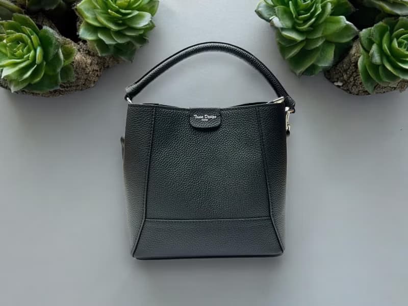 Tosca |  Zipper Bucket Bag - 斜孭包 手袋 手提 水桶 拉鏈