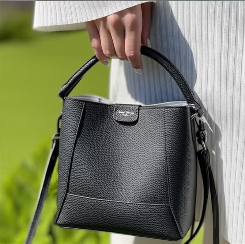 Tosca |  Zipper Bucket Bag - 斜孭包 手袋 手提 水桶 拉鏈