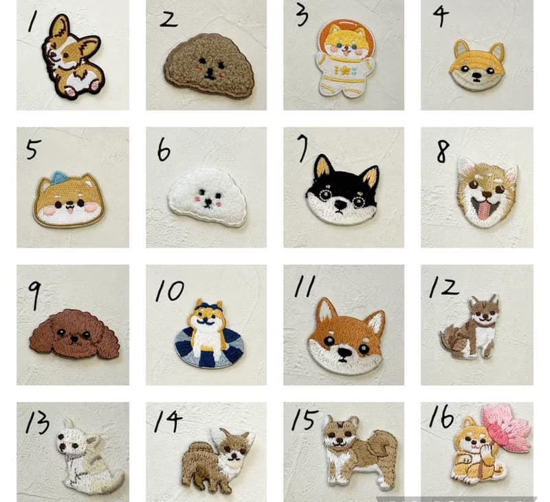 【驚喜包】任選館內刺繡圖2個+L型拉錬皮夾2個+手提拉繩 2條