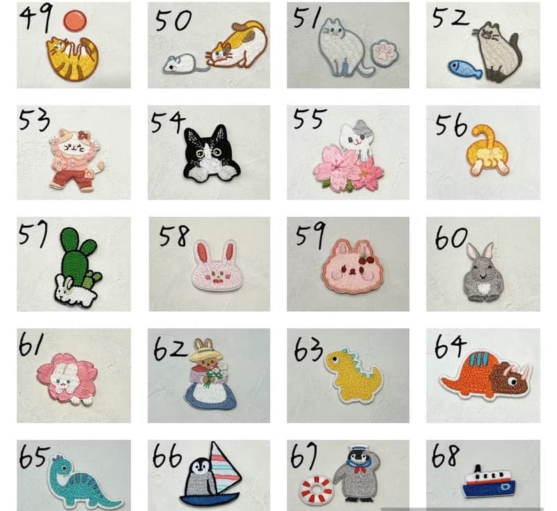 【驚喜包】任選館內刺繡圖2個+L型拉錬皮夾2個+手提拉繩 2條