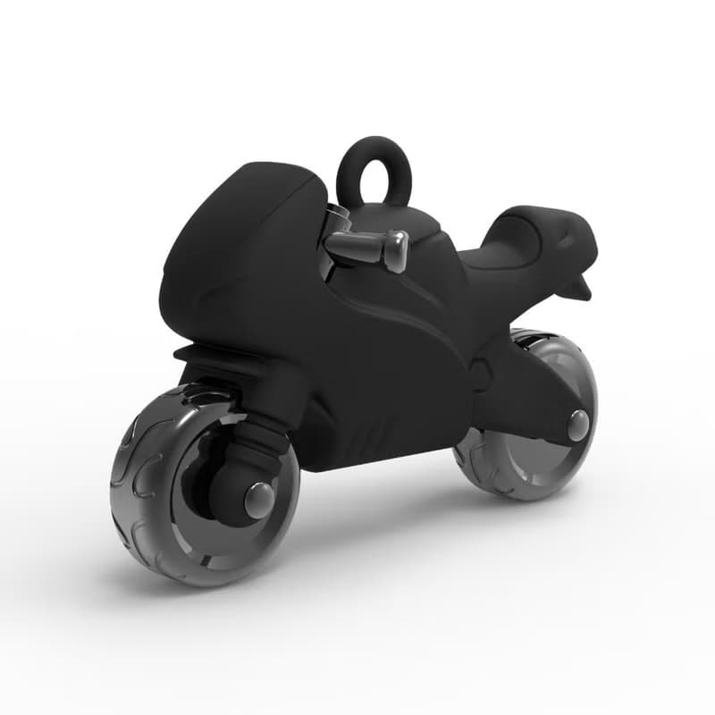 【Metalmorphose】MTM消光黑摩托車鑰匙圈 重型機車/吊飾/禮品