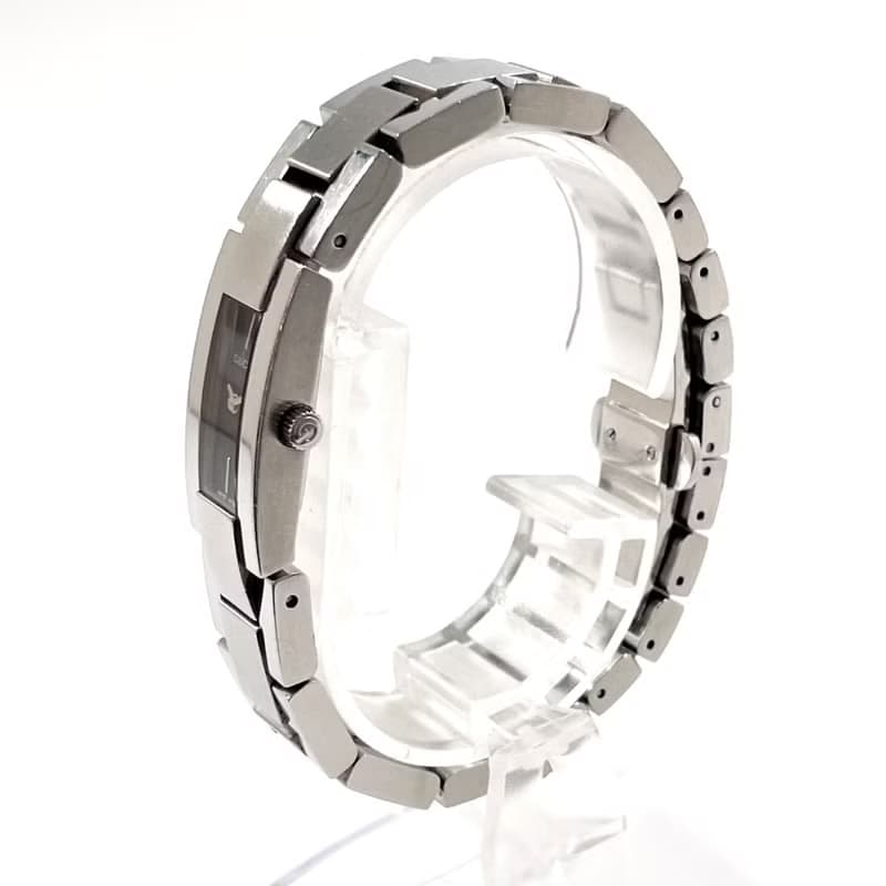 【日本直送 中古美品】グッチ GUCCI 腕時計 4600L ステンレススチール シルバー クオーツ ヴィンテージ