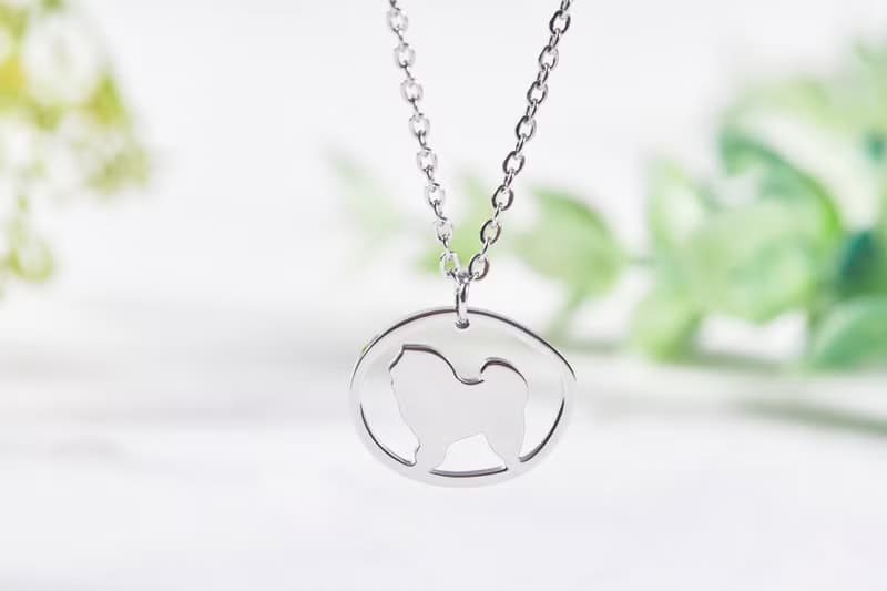 鬆獅犬手鍊 - 狗狗小印章系列-抗敏醫療鋼