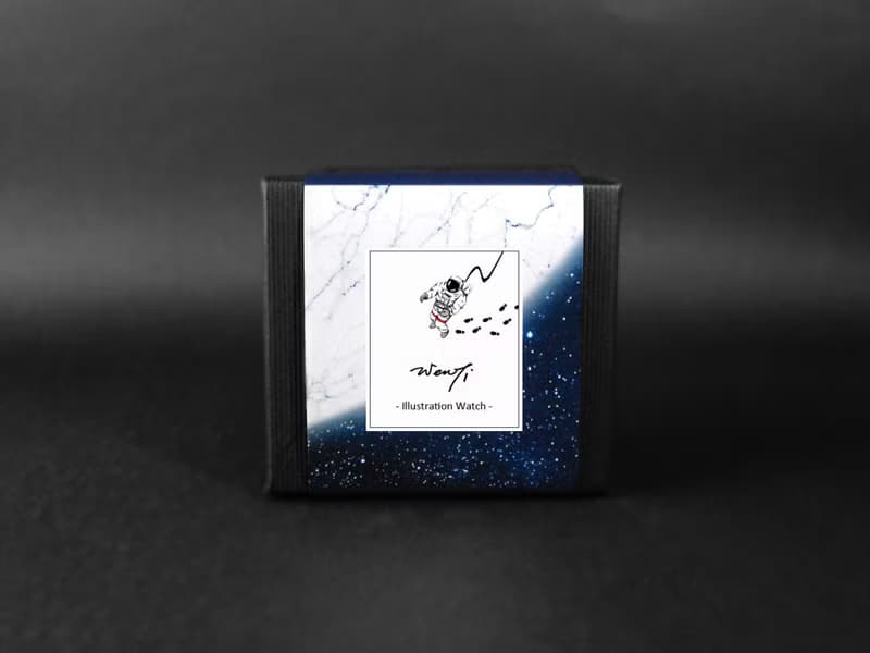 插畫X手錶-太空漫遊-12am