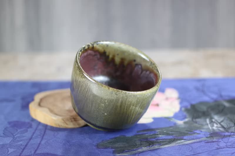 【送禮好物】天然落灰 柴燒茶碗 名家葉敏祥手作 150ml