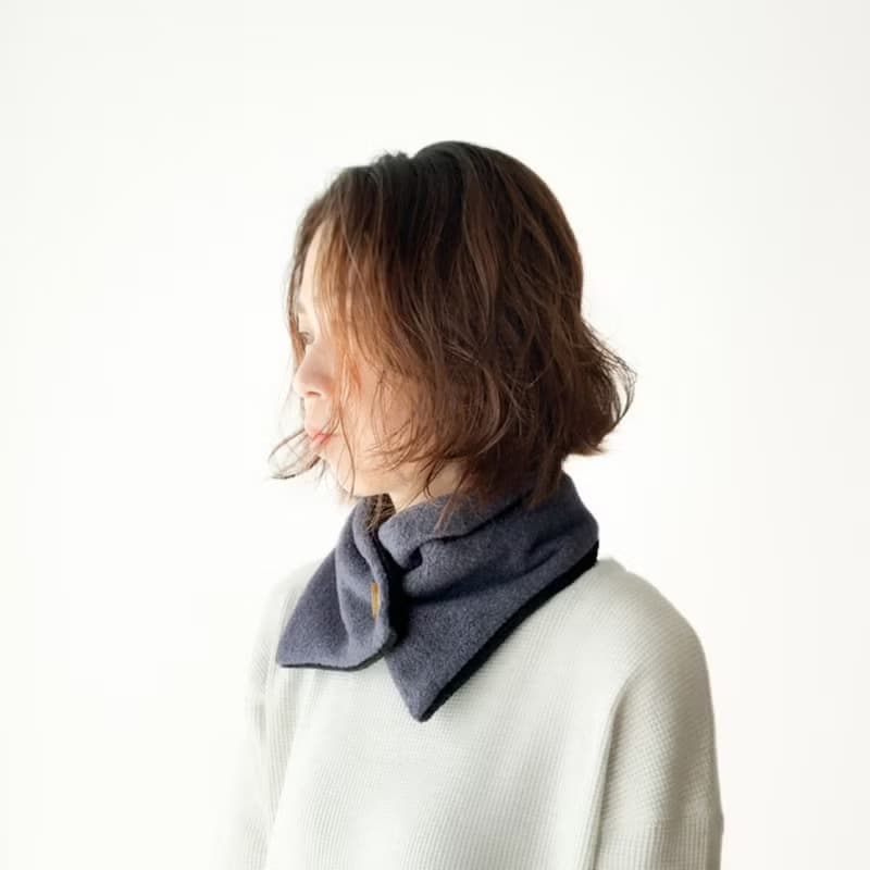 多色  2wayで魅せる 大人のネックウォーマー  メルトンフリース