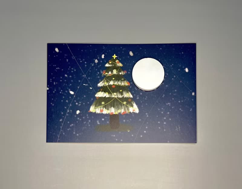 V.N【紀念系列-MERRY CHRISTMAS】會擴香的明信片【聖誕節禮物】